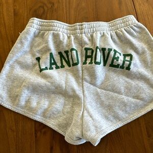 Land Rover fleece shorts